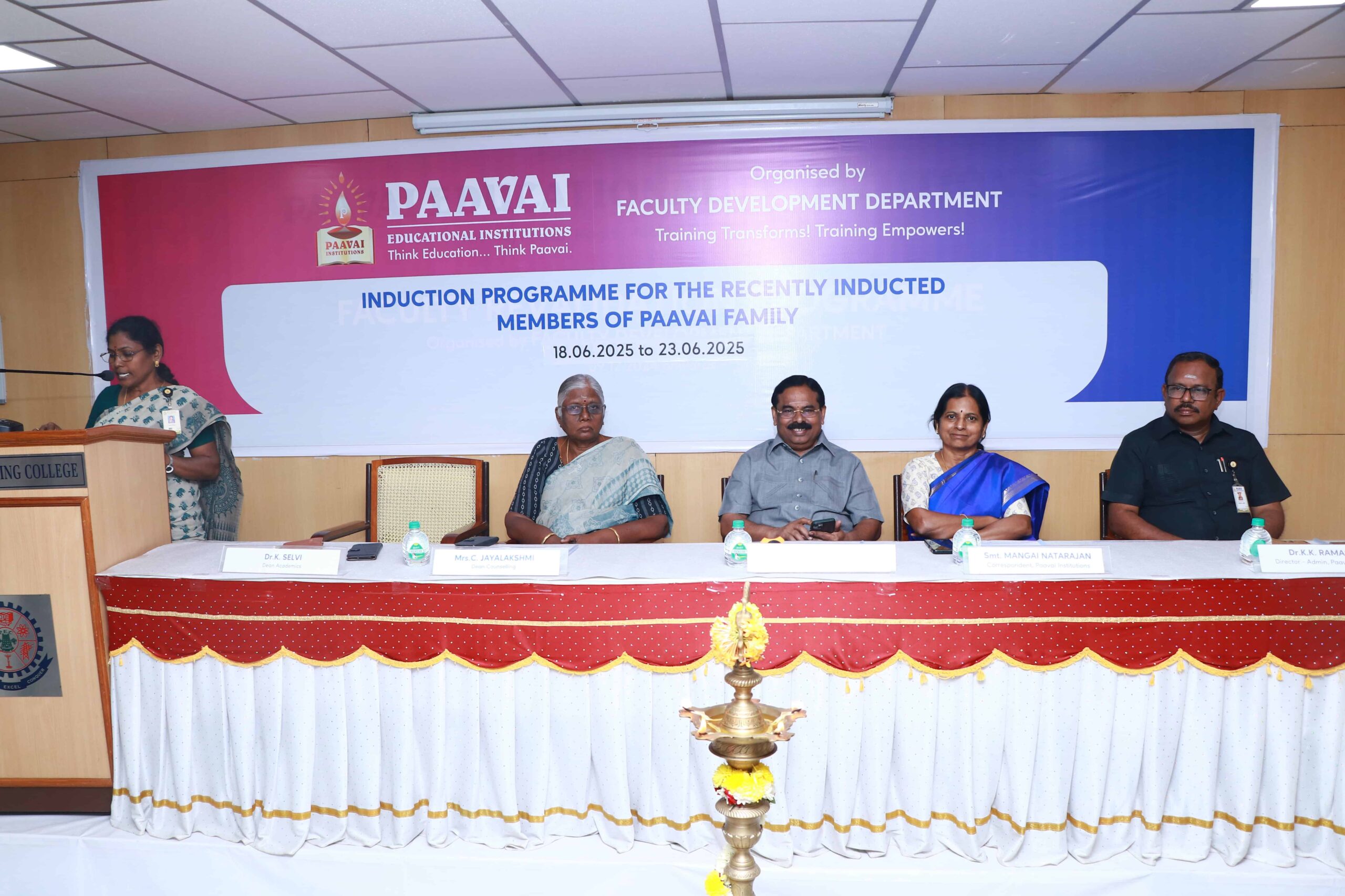 5-Day Induction for New Paavai Members