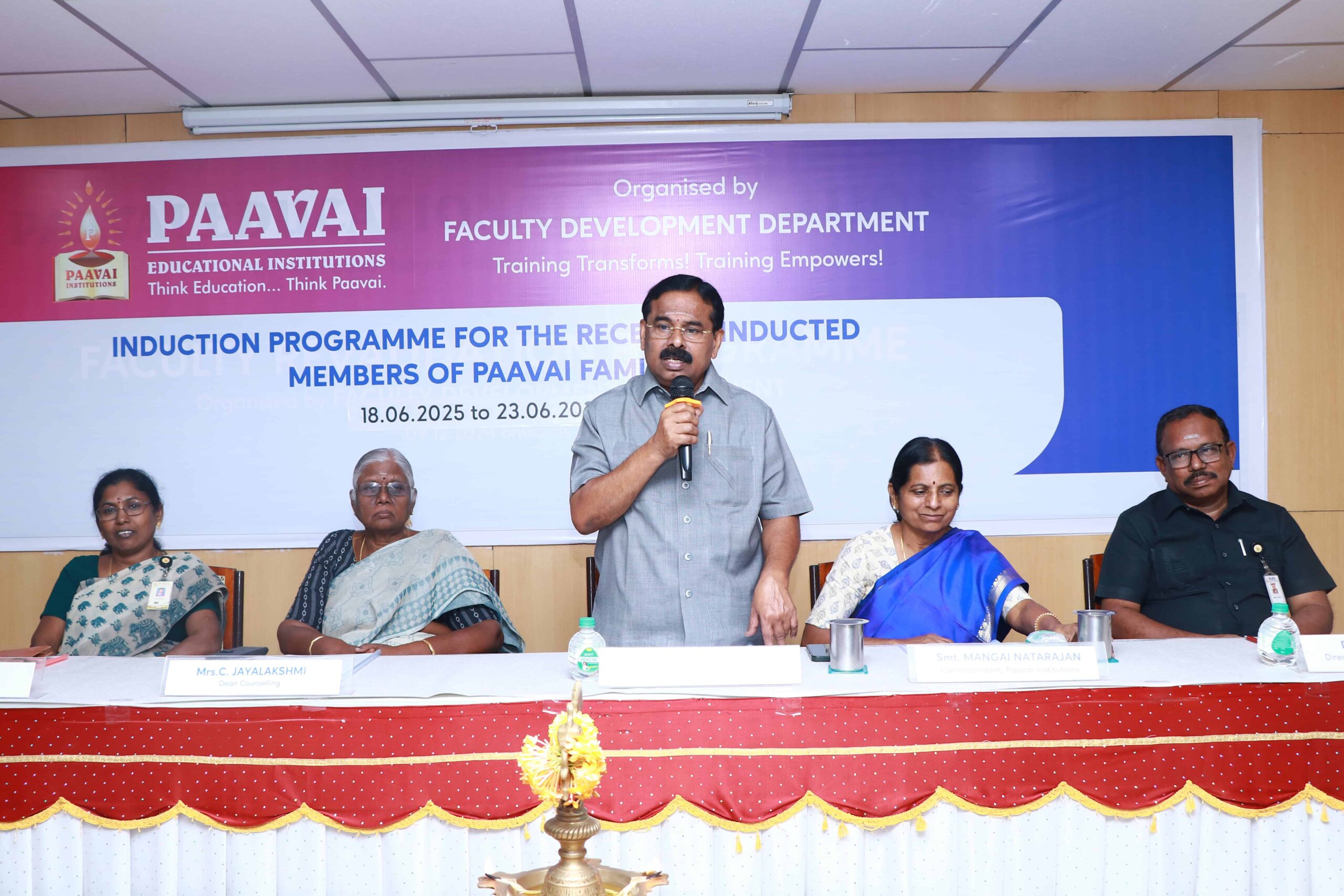 5-Day Induction for New Paavai Members