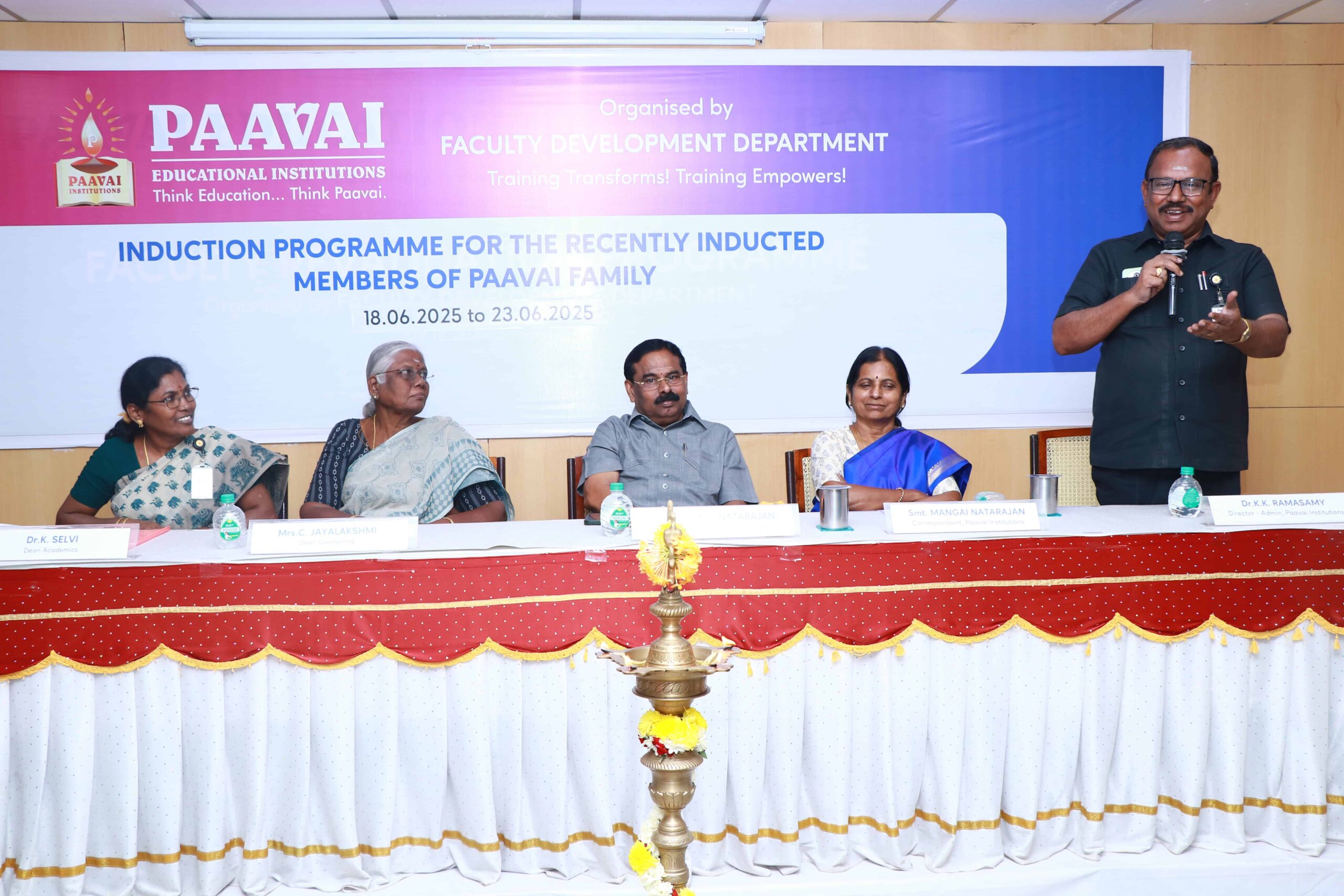 5-Day Induction for New Paavai Members
