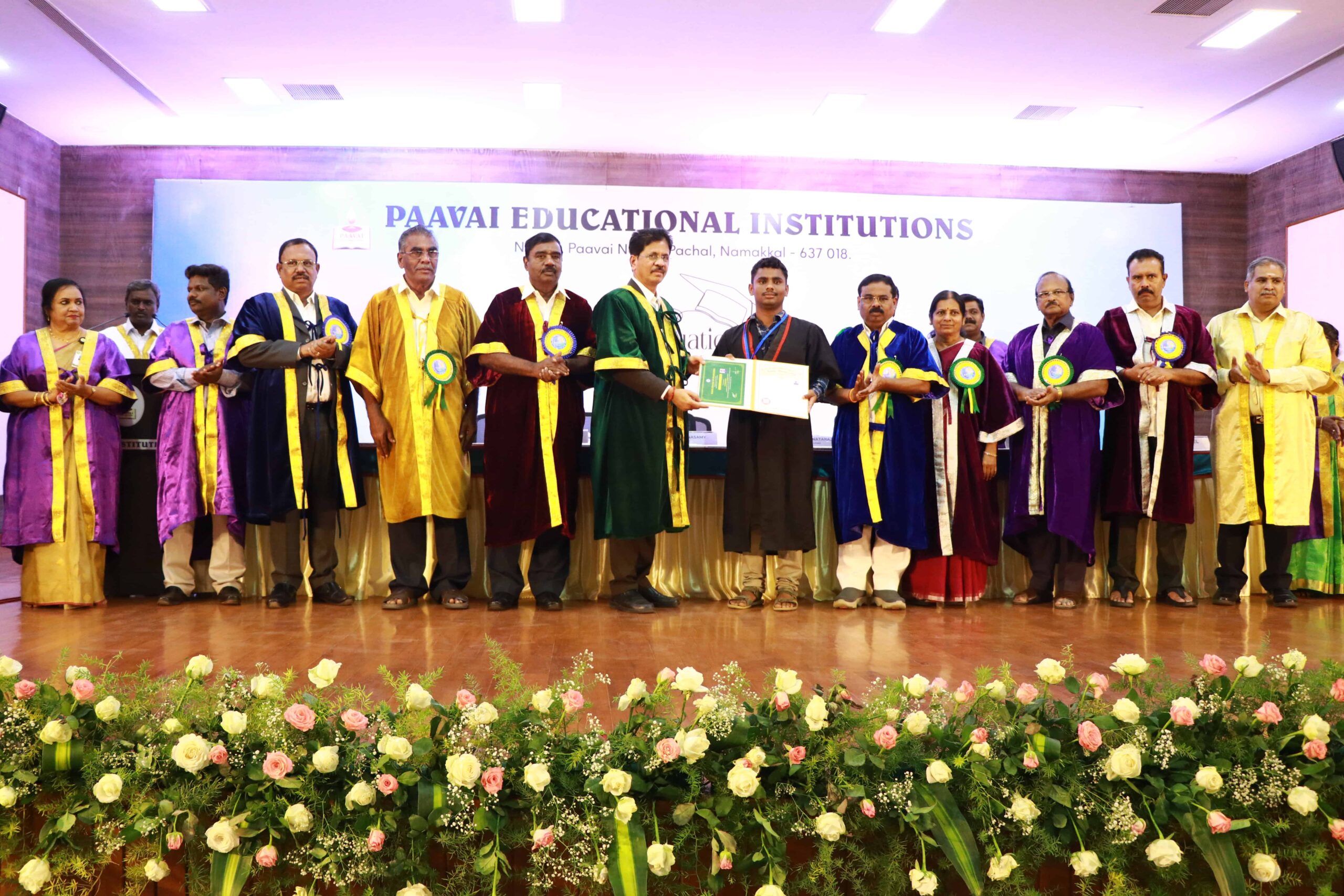 18th Graduation day for PCE, PCT, Arts and Paramedical students