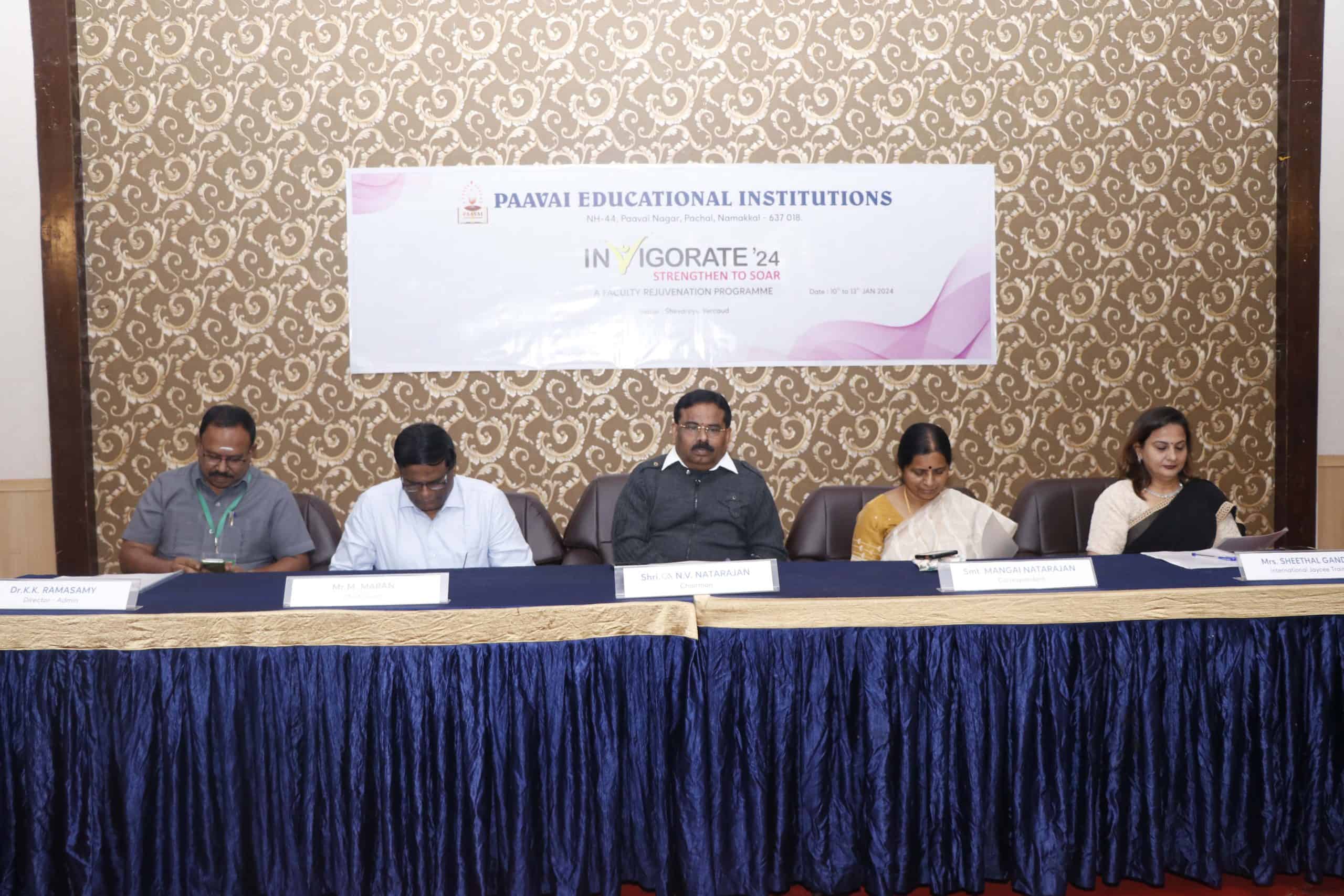 Faculty Rejuvenation Programme – Invigorate’24