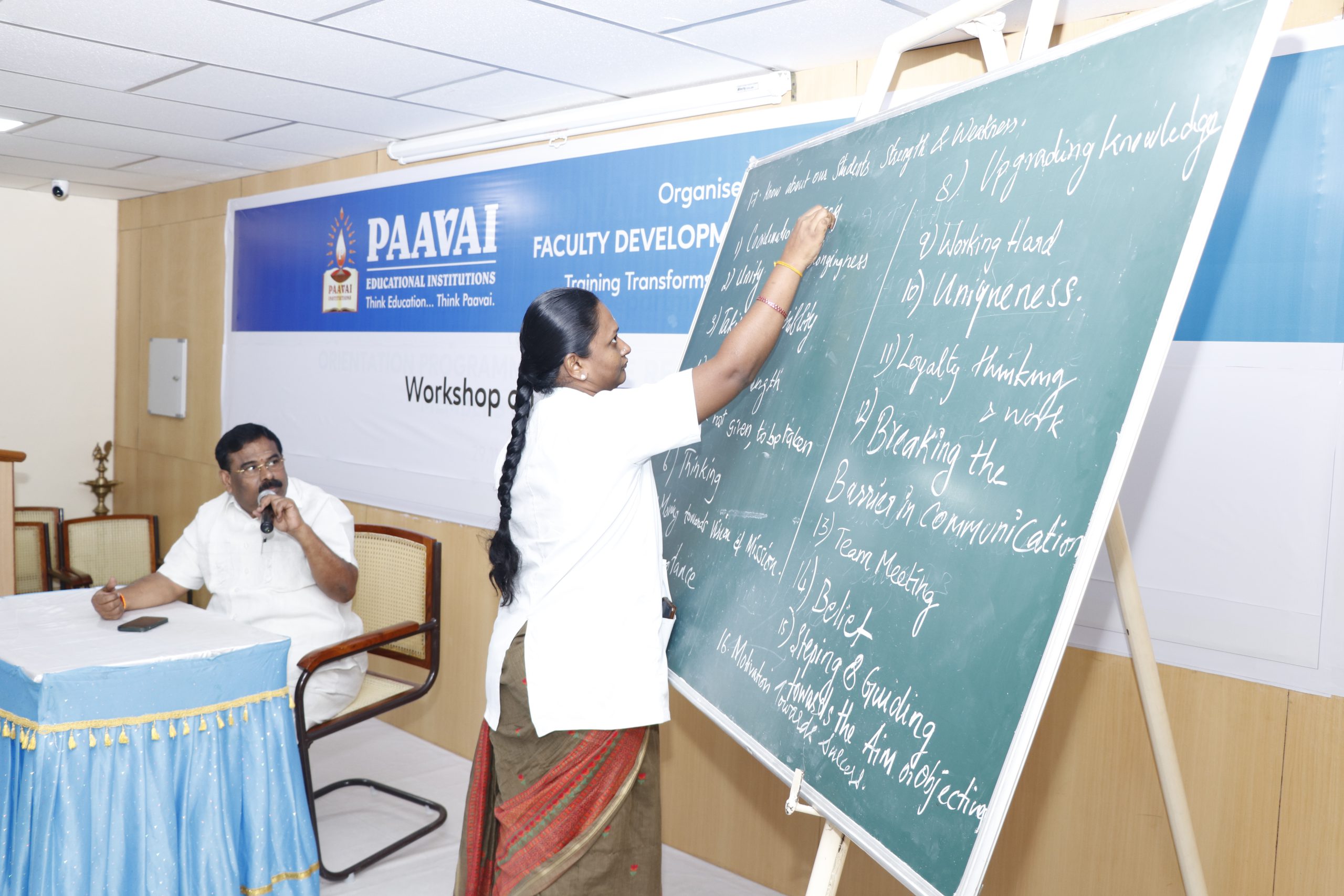 The Oneness Workshop was Organized by FDD
