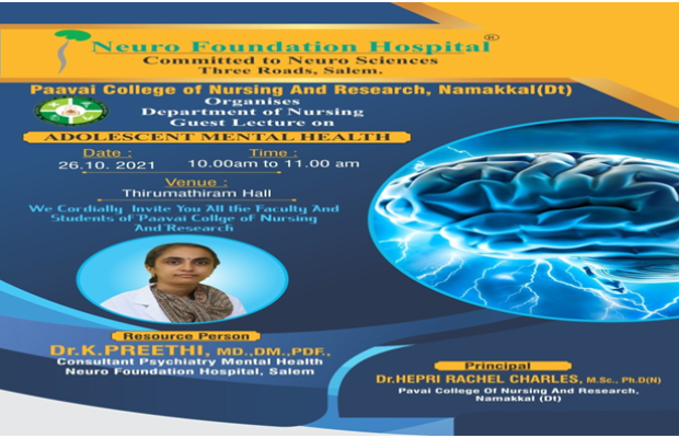 Adolescent Mental Health Seminar