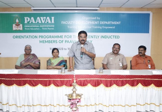 Faculty Orientation Programme'23